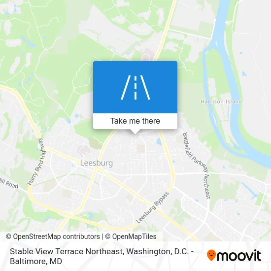 Stable View Terrace Northeast map
