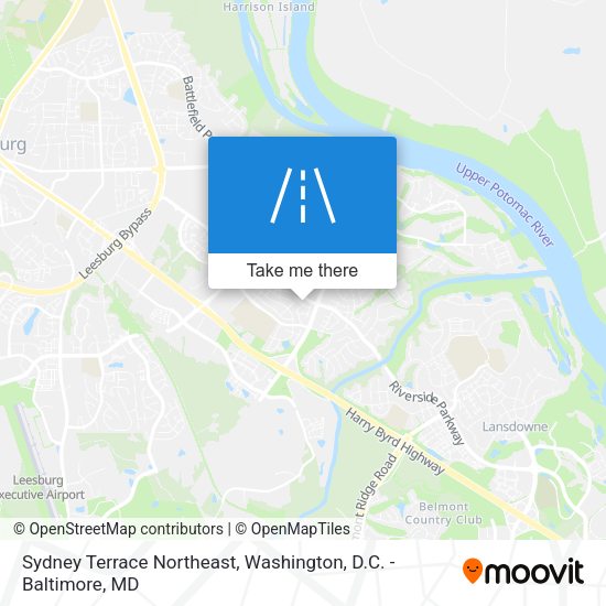 Mapa de Sydney Terrace Northeast