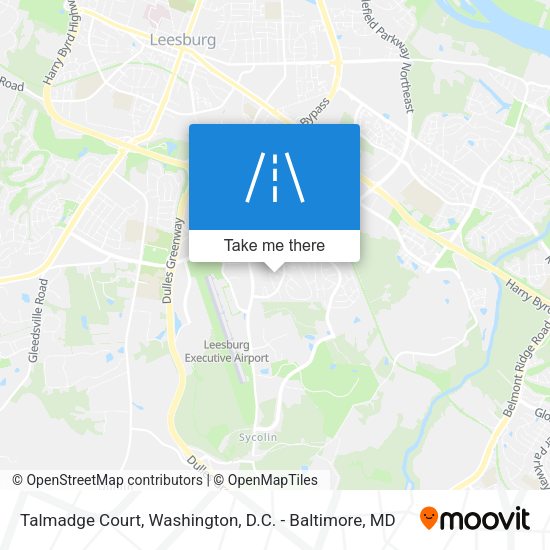 Talmadge Court map
