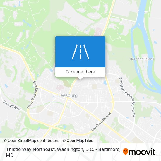 Mapa de Thistle Way Northeast