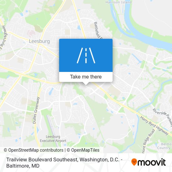 Trailview Boulevard Southeast map