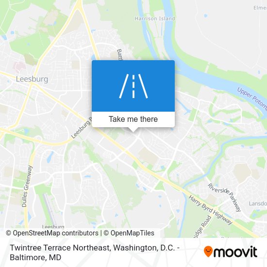 Mapa de Twintree Terrace Northeast