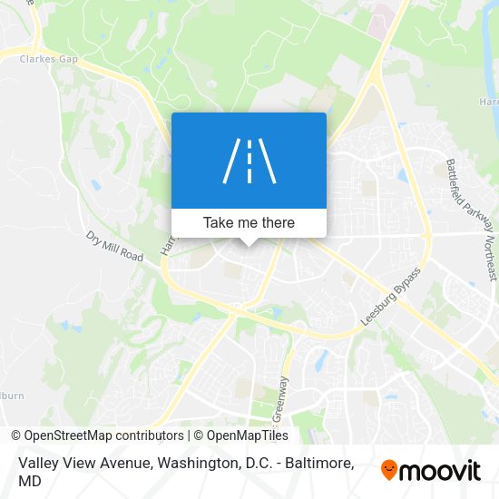 Mapa de Valley View Avenue