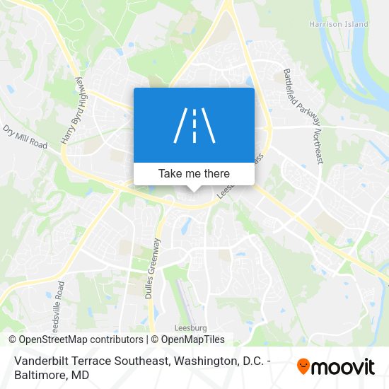 Vanderbilt Terrace Southeast map