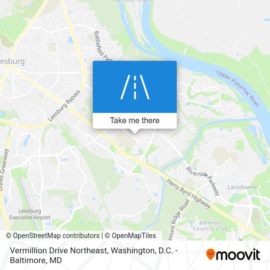 Vermillion Drive Northeast map