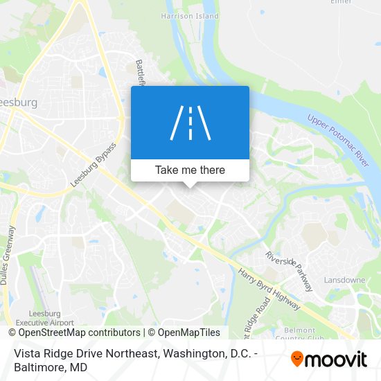 Vista Ridge Drive Northeast map