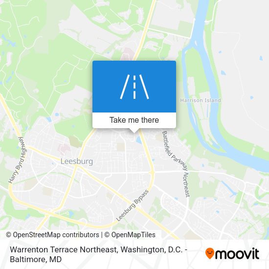 Warrenton Terrace Northeast map