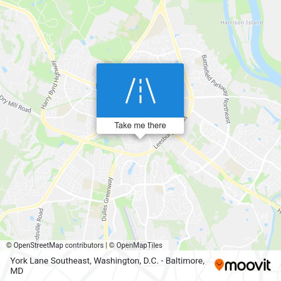 Mapa de York Lane Southeast