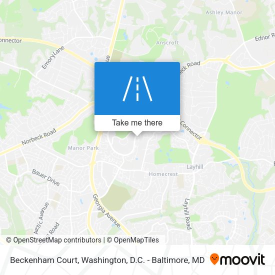 Beckenham Court map