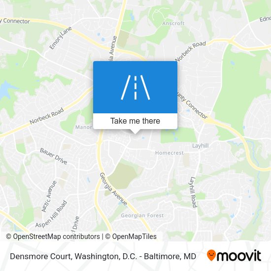 Densmore Court map