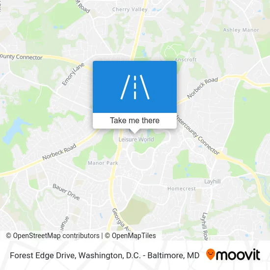 Forest Edge Drive map