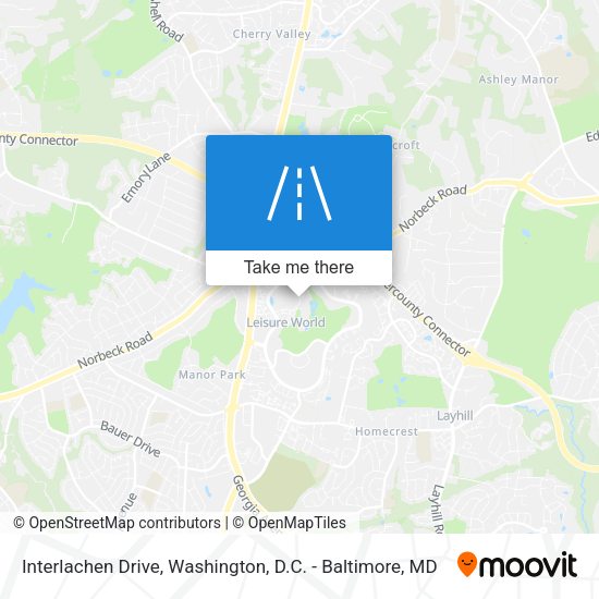 Interlachen Drive map