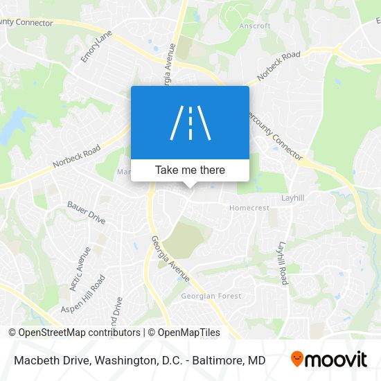 Macbeth Drive map