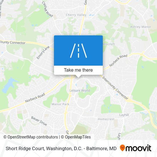 Short Ridge Court map