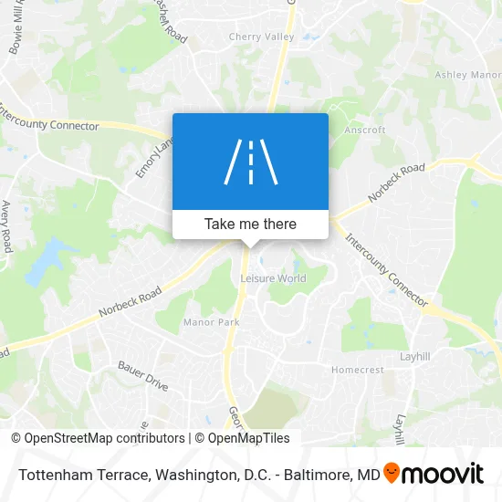 Tottenham Terrace map