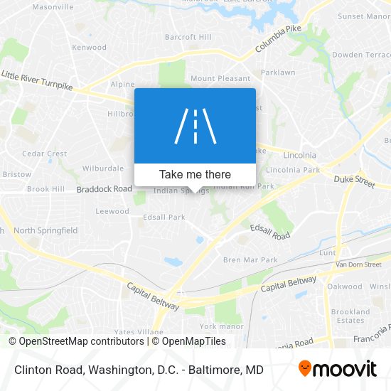 Clinton Road map