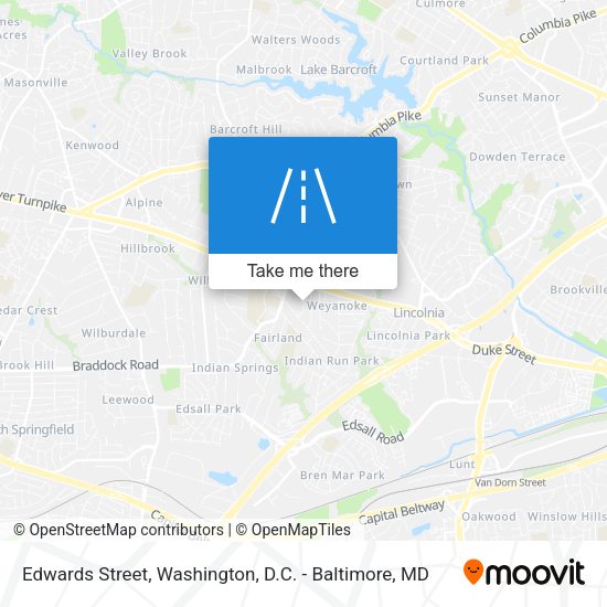 Edwards Street map