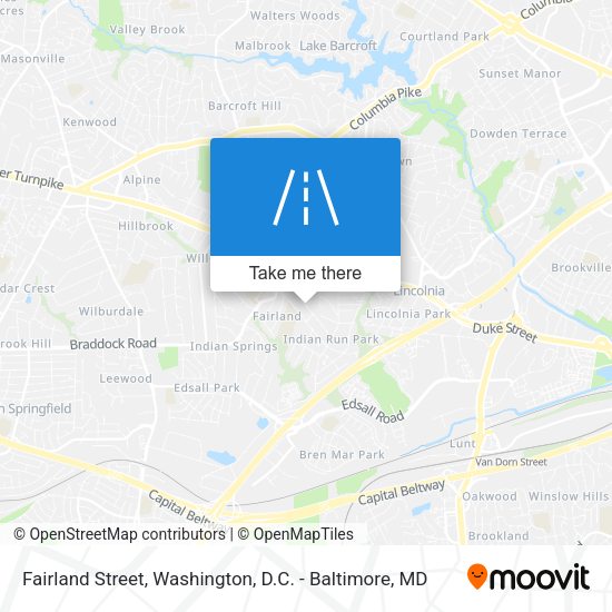 Mapa de Fairland Street
