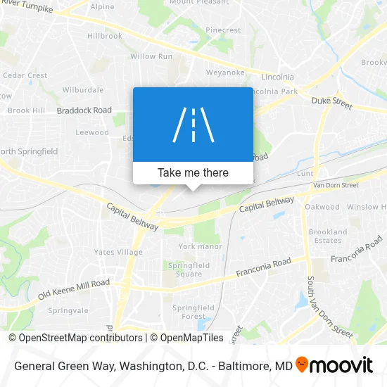 General Green Way map