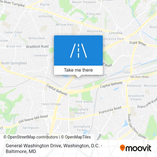 General Washington Drive map