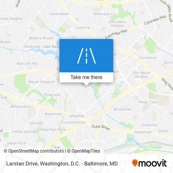 Larstan Drive map