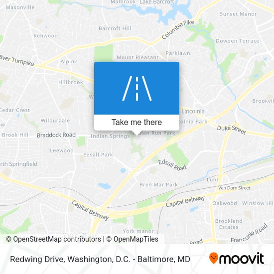 Mapa de Redwing Drive