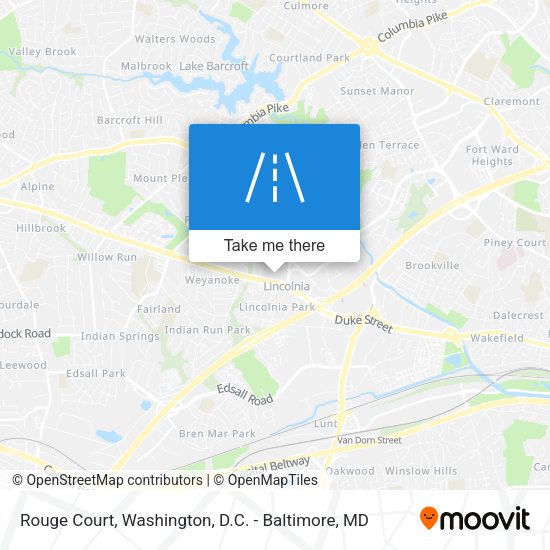 Rouge Court map