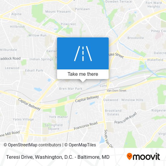 Teresi Drive map