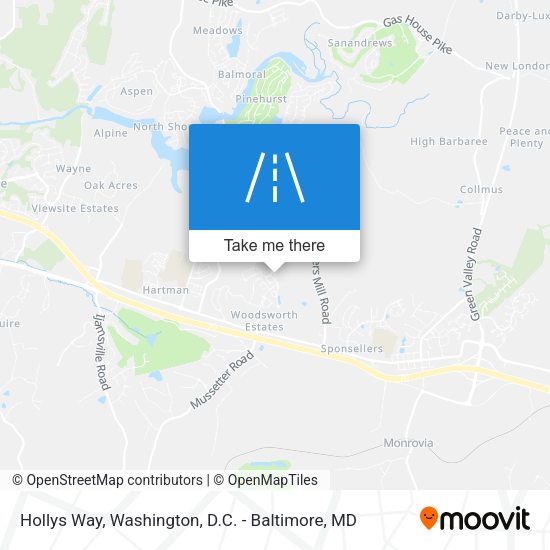 Hollys Way map