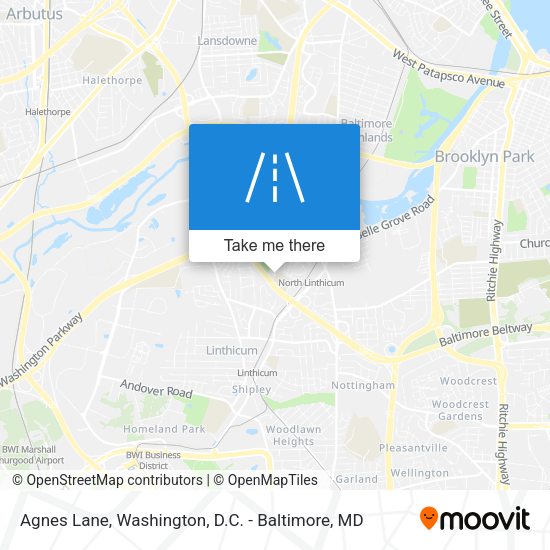 Mapa de Agnes Lane