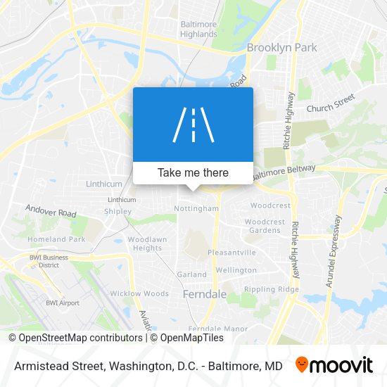 Mapa de Armistead Street
