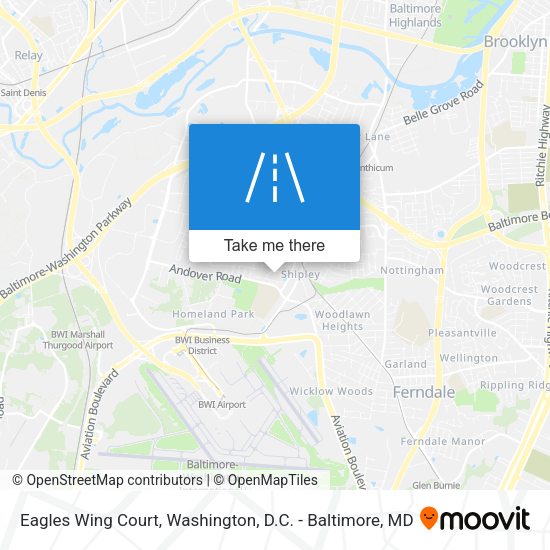 Eagles Wing Court map