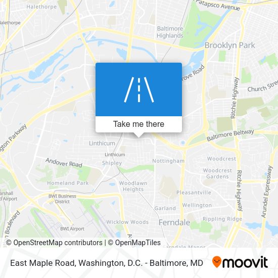 East Maple Road map