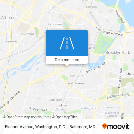 Eleanor Avenue map