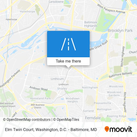 Mapa de Elm Twin Court