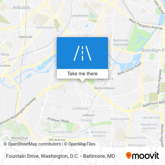 Fountain Drive map
