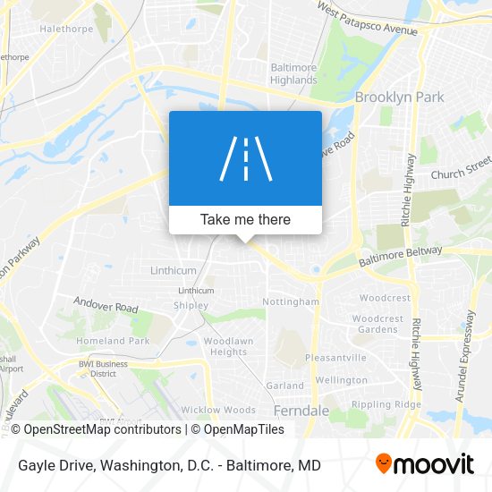 Mapa de Gayle Drive