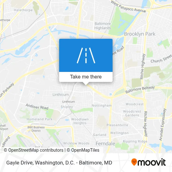 Gayle Drive map