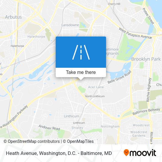 Mapa de Heath Avenue