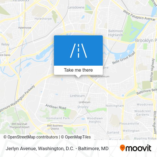 Mapa de Jerlyn Avenue