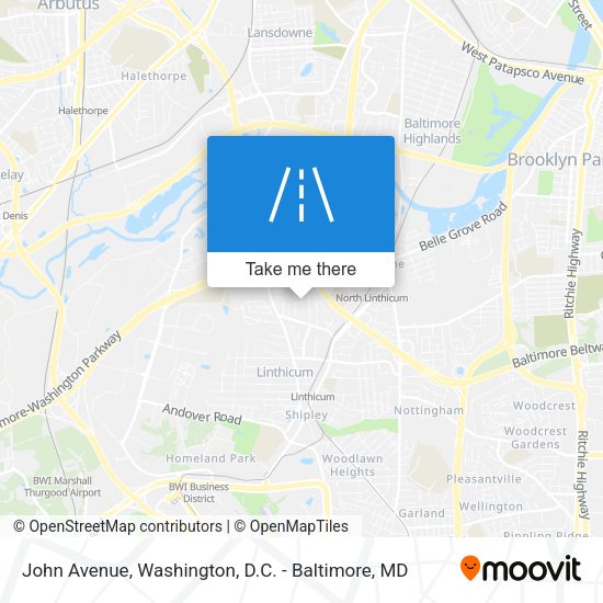 John Avenue map