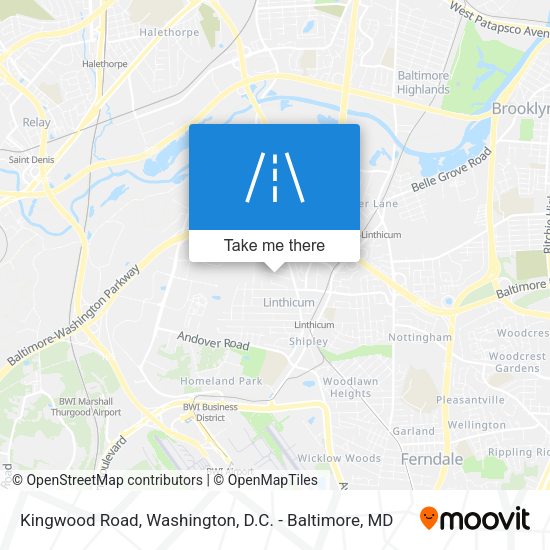 Mapa de Kingwood Road