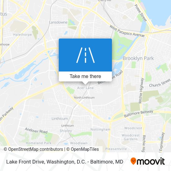 Mapa de Lake Front Drive