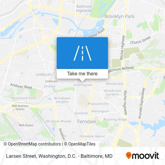 Larsen Street map