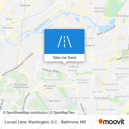 Locust Lane map