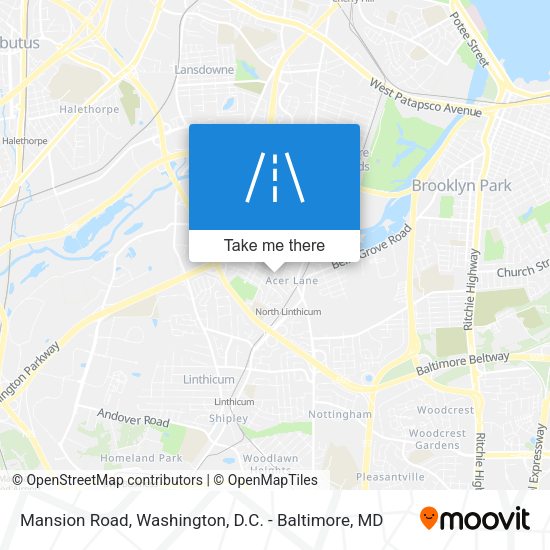 Mapa de Mansion Road