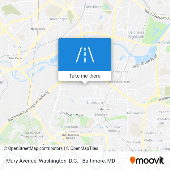 Mapa de Mary Avenue