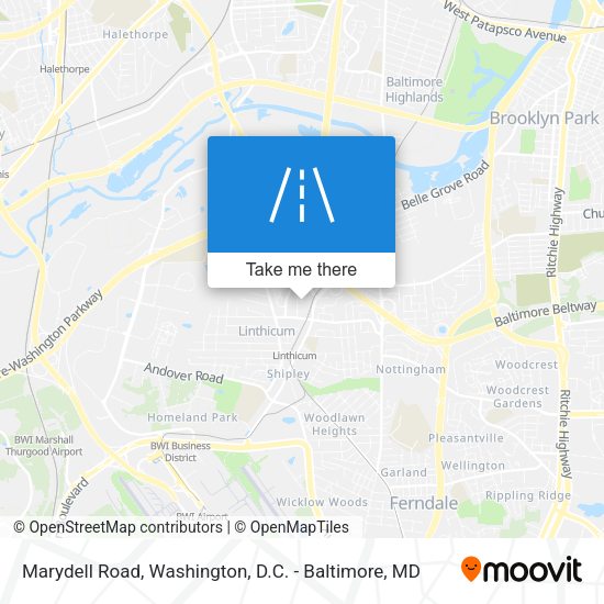 Marydell Road map