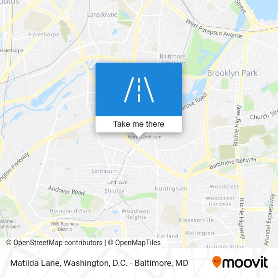 Mapa de Matilda Lane