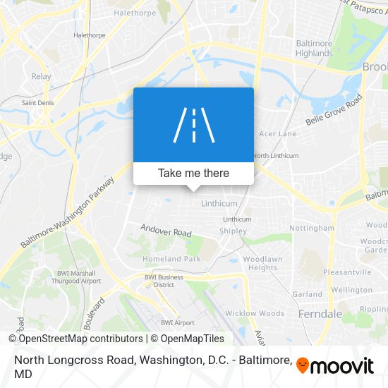 North Longcross Road map